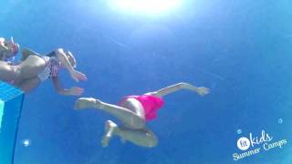 Swim time at Fit Kids Summer Camp