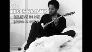 Lenny Kravitz - Believe In Me (Piano &amp; Voice)