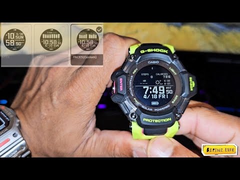 Casio G-Shock GBD H2000: Multiple watch face option.