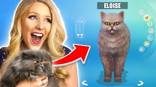 Making My Cat A Sims Account (Funny Sims 4 Challenge)