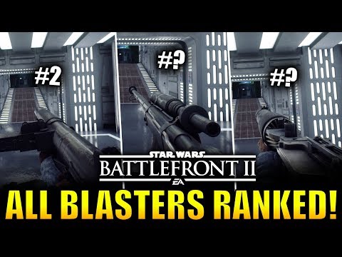 All Blasters RANKED from Worst to Best! - Star Wars Battlefront 2