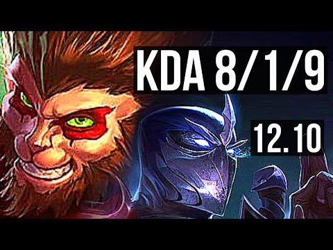 WUKONG vs SHEN (TOP) | 8/1/9, 1.7M mastery, 600+ games | EUW Diamond | 12.10