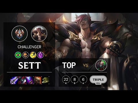 Sett Top vs Singed - BR Challenger Patch 10.10