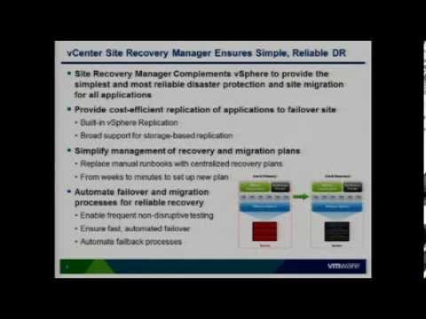 VMworld 2011: Session BCO1269: SRM 5.0 - What's New and Recommendations for Success!