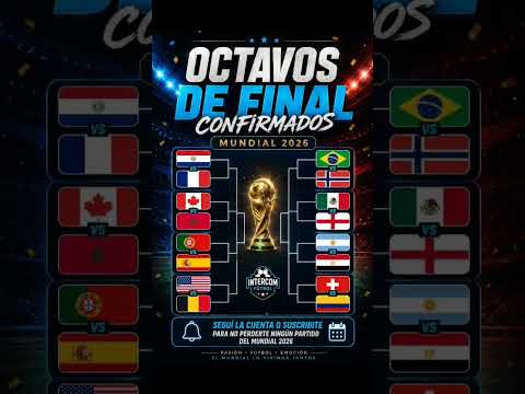 OCTAVOS DE FINAL DEL MUNDIAL ✅️⚽️ #mundial2026 #futbol #viral #worldcup #mundial #shorts #argentina