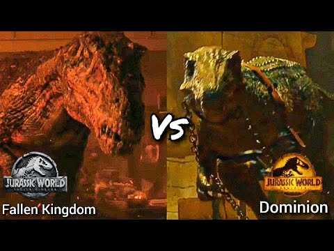 Baryonyx 2018 vs Baryonyx 2022 fallen Kingdom vs Dominion #jurassicworlddominion #jurassicworld