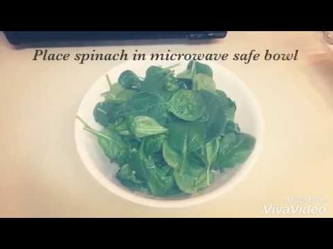 HOW TO STEAM SPINACH