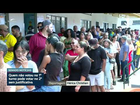 Eleições: quem não votou no primeiro turno pode votar no segundo