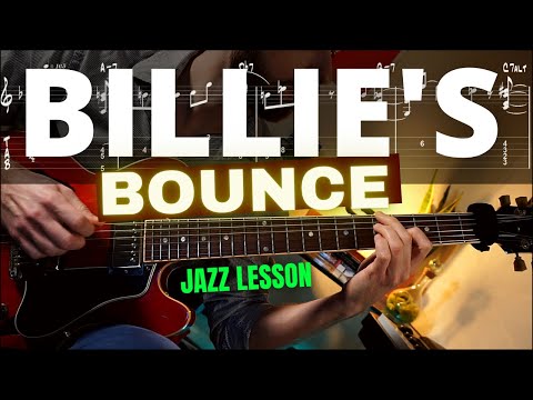 Billie's Bounce - JAZZ GUITAR LESSON / Intro + Melody