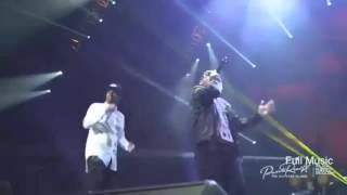 Nicky Jam Ft. Cosculluela Y Farruko - Voy A Beber Remix - En Vivo Choliseo #Dimelo Papi