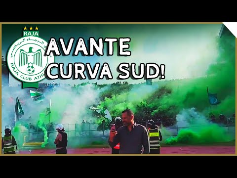 AVANTE CURVA SUD! ♪ - TORCIDA DO RAJA CASABLANCA EM CLÁSSICO CONTRA WYDAD! (Legendado)