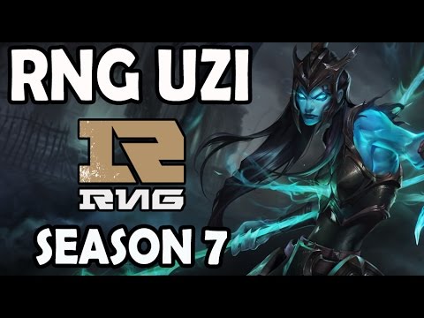 RNG Uzi plays KALISTA ADC vs VARUS Ranked Challenger Korea