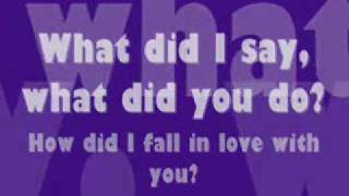 Backstreet Boys - How Did I Fall In Love With You (lyrics)