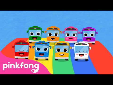 Farbige Busse 🌈🚌 | Bus Lieder | Baby Shark Deutsch | Pinkfong Kinderlieder