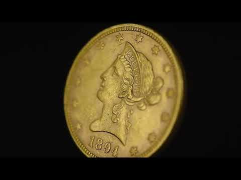 Moneta, Stati Uniti, Coronet Head, $10, Eagle, 1894, Philadelphia, BB+, Oro