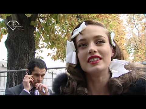 fashiontv | FTV.com - KARMEN PEDARU MODEL TALKS Frühling - Sommer 2010