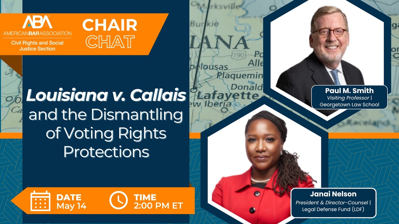 Louisiana v. Callais and the Dismantling of Voting Rights Protections  | Chair Chat