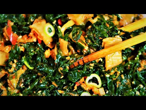 겨울 밑반찬으로 꼭 이거 드세요!! 가족들이 김치 대신 매일 찾아먹는 파래무침 맛있게 하는법