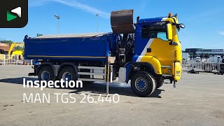 MAN TGS 26.440 6X6 NL-Truck 6x6 HMF1643 Z2 Crane Kran 12m3 2-way tip volquete | Imagen 4 - Autoline