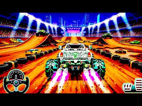 Watch Monster Truck: Epic New Monster Truck Racing & High-Speed Stunts on Off-Road Track!