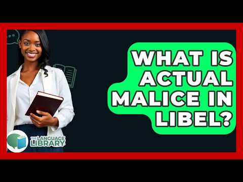 Actual Malice | Vibepedia