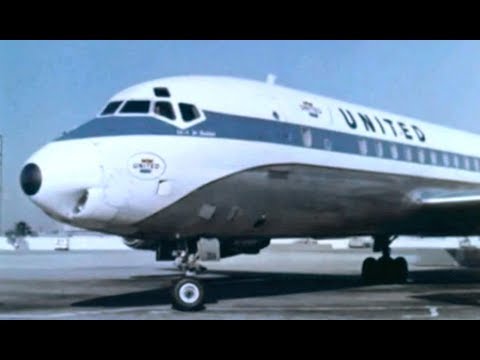 United Douglas DC-8 - "Chicago to Los Angeles" - 1965
