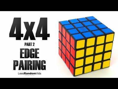 How to Solve a Rubik's Cube 4x4 - Part 2: Edge Pairing Video
