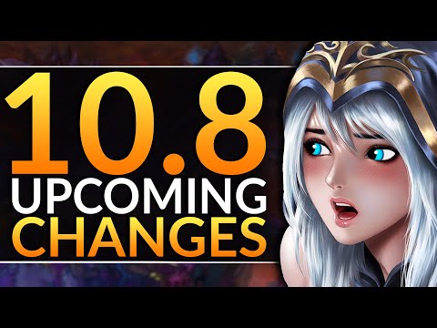 HUGE CHANGES in NEW Patch 10.8 - KEY CHAMPION REWORKS, BUFFS and NERFS - League of Legends Pro Guide