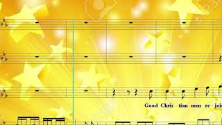 Good Christian Men, Rejoice! SATB - Accompaniment