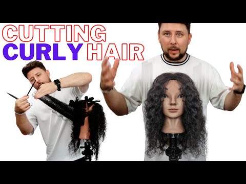 HOW TO CUT CURLY HAIR LAYERS - FULL STEP BY STEP