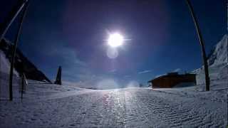 preview picture of video 'Ski de fond handisport : le col d'Izoard, Hautes Alpes'