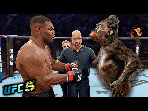 Mike Tyson vs. Quantum Monkey Commander (EA sports UFC 5)