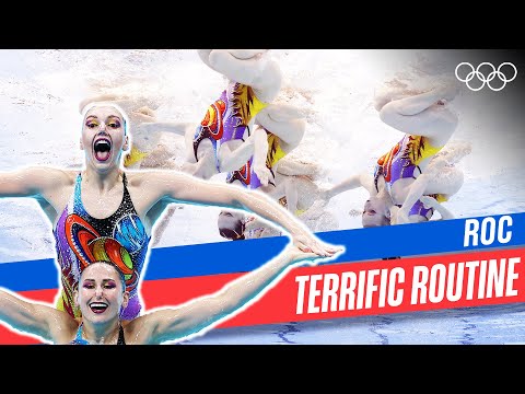 ROC's Amazing Performance in Artistic Swimming at Tokyo 2020!🥇