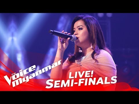 Hnin Eaindray Shin: "မနဲ႔ေမာင္" - Live Semi-Final - The Voice Myanmar 2018