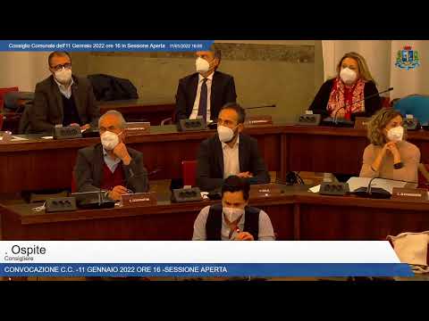 2022 01 11 Consiglio comunale di Pescara comitato #SalviamoVialeMarconi