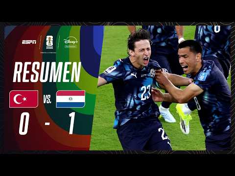 Resumen Turquía vs Paraguay