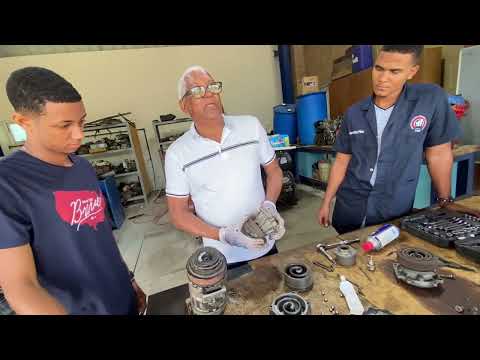 Explicación del funcionamiento de un compresor Scroll de climatizador automotriz