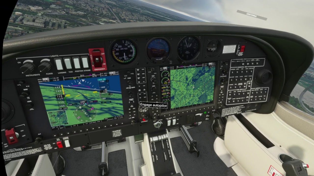 Virtual Reality Microsoft Flight Simulator 