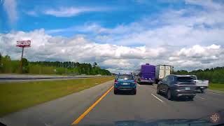[4K] Jacksonville, FL to Virginia Beach 12Hr Drive in 10min Time Lapse - No Talk - Nature Sound