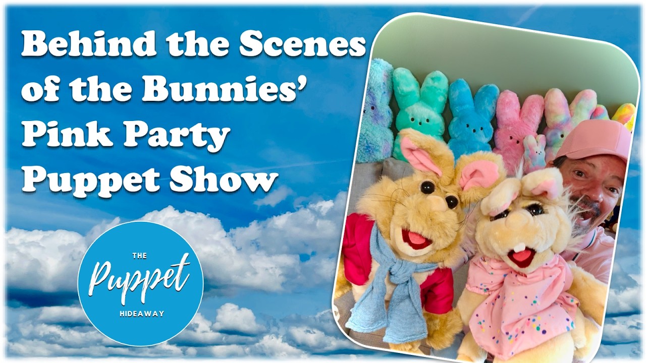 Behind-the-Scenes of a Puppet Show -Wednesday Livestream weekly check-in with puppeteer Eric Thomsen