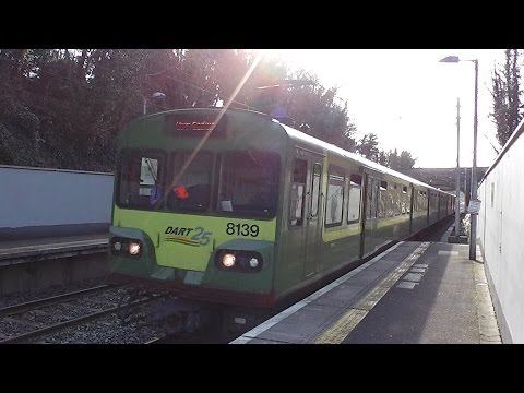 IE 8100 Class Dart Train number 8139 - Killester Station, Dublin