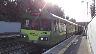 preview picture of video 'IE 8100 Class Dart Train number 8139 - Killester Station, Dublin'