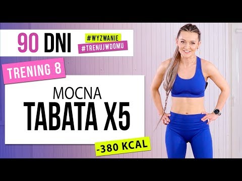 Challenge 90 DAYS WORKOUT 8: Strong HIIT workout x5 | Monika Kołakowska