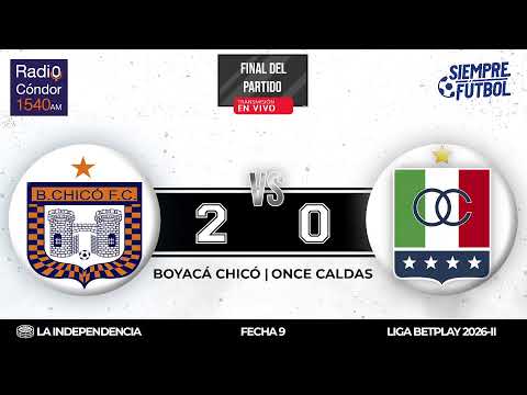 #AlAire ⚽ Boyacá Chicó vs Once Caldas | Fecha 9 - Liga BetPlay 2026 II