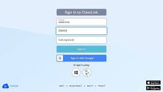 1 classlink sso login narrated