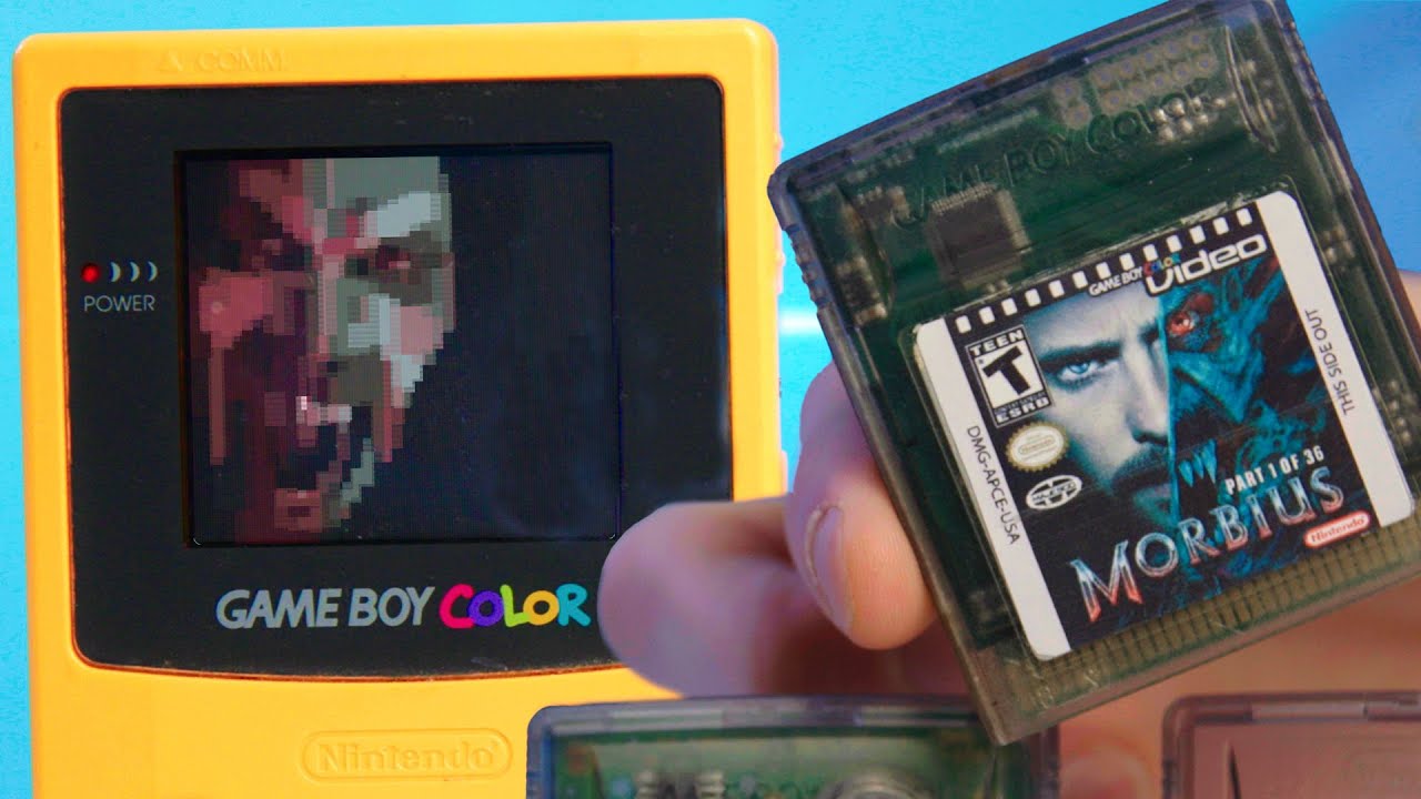 I put Morbius on a Game Boy COLOR for some reason.