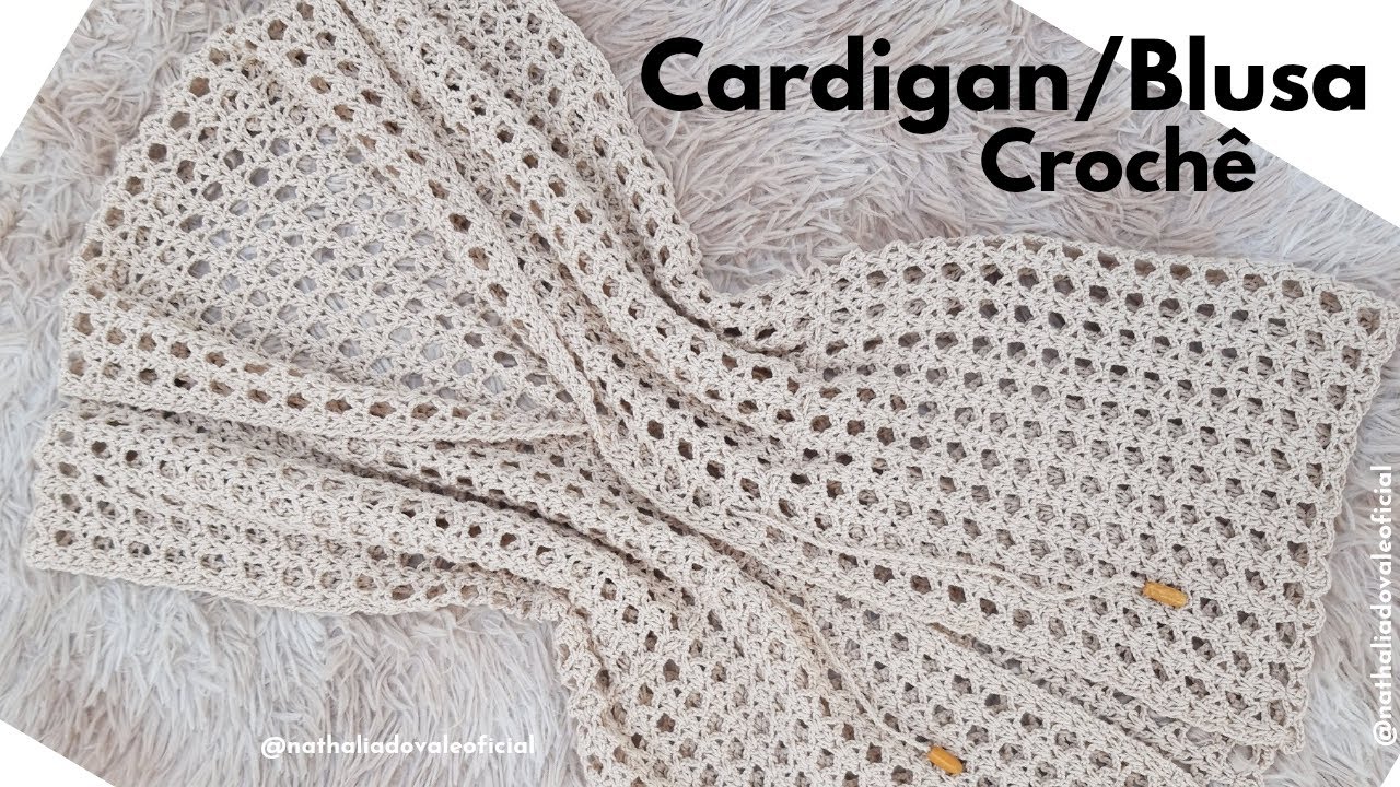 Easy and quick to make Crochet Cardigan/Blouse