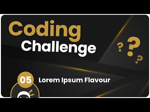 Coding Challenge #5 - Lorem Ipsum Flavour Function