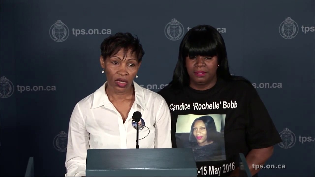 News conference announcing reward in the murder of Candace Rochelle Bobb, 33, and her child Kyrie