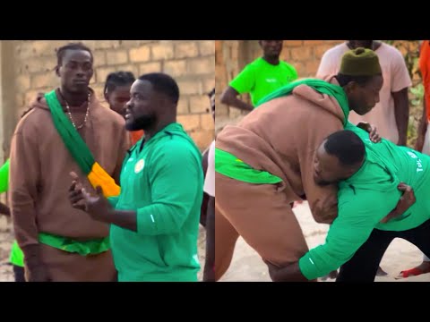 Quelques jours du combat, Séance d’entraînement de Eumeu Sene et Prince qui prépare Lac 2
